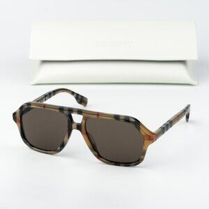Burberry KIDS Sunglasses Vintage Brown Pilot JB4340 377873 NEW AUTHENTIC